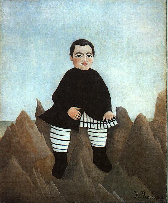 Henri Rousseau Boy on the Rocks china oil painting image